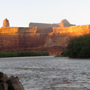 Green River bend and cliffs early 1990s