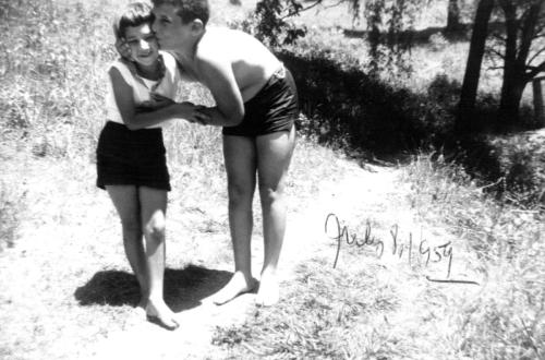Gary and Linda as children 1959