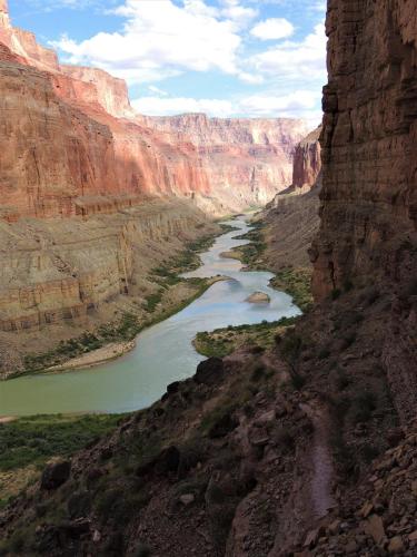 Downriver evening Nankoweap trail