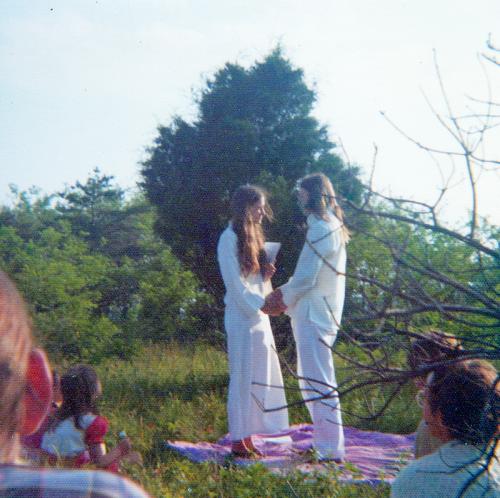 Linda  Paul Big Meadows wedding vows 1975